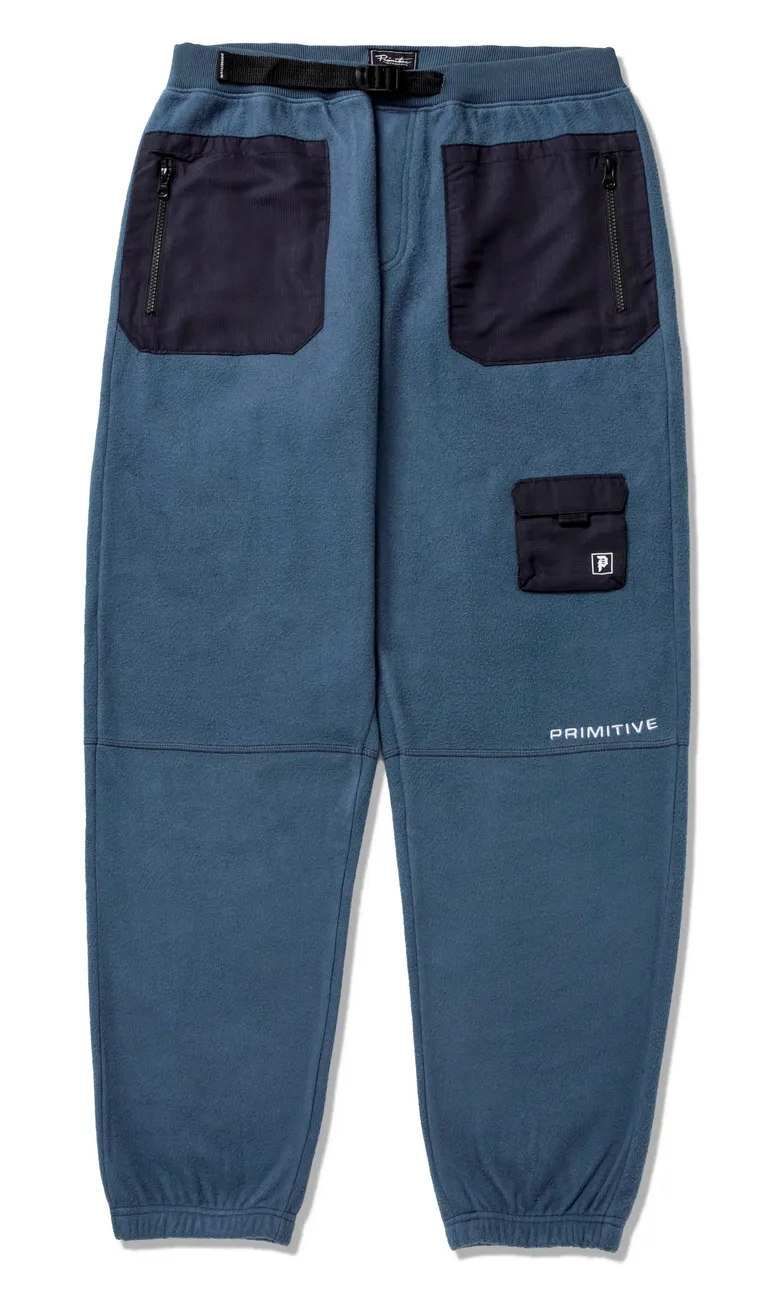 PRIMITIVE PANT POLAR FLEECE JOGGER BLUE