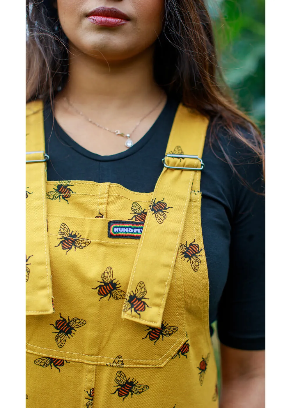 Run & Fly Bees Knees Twill 60's Dungarees Mustard