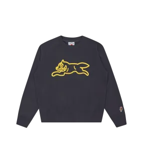 RUNNING DOG CREWNECK - NAVY