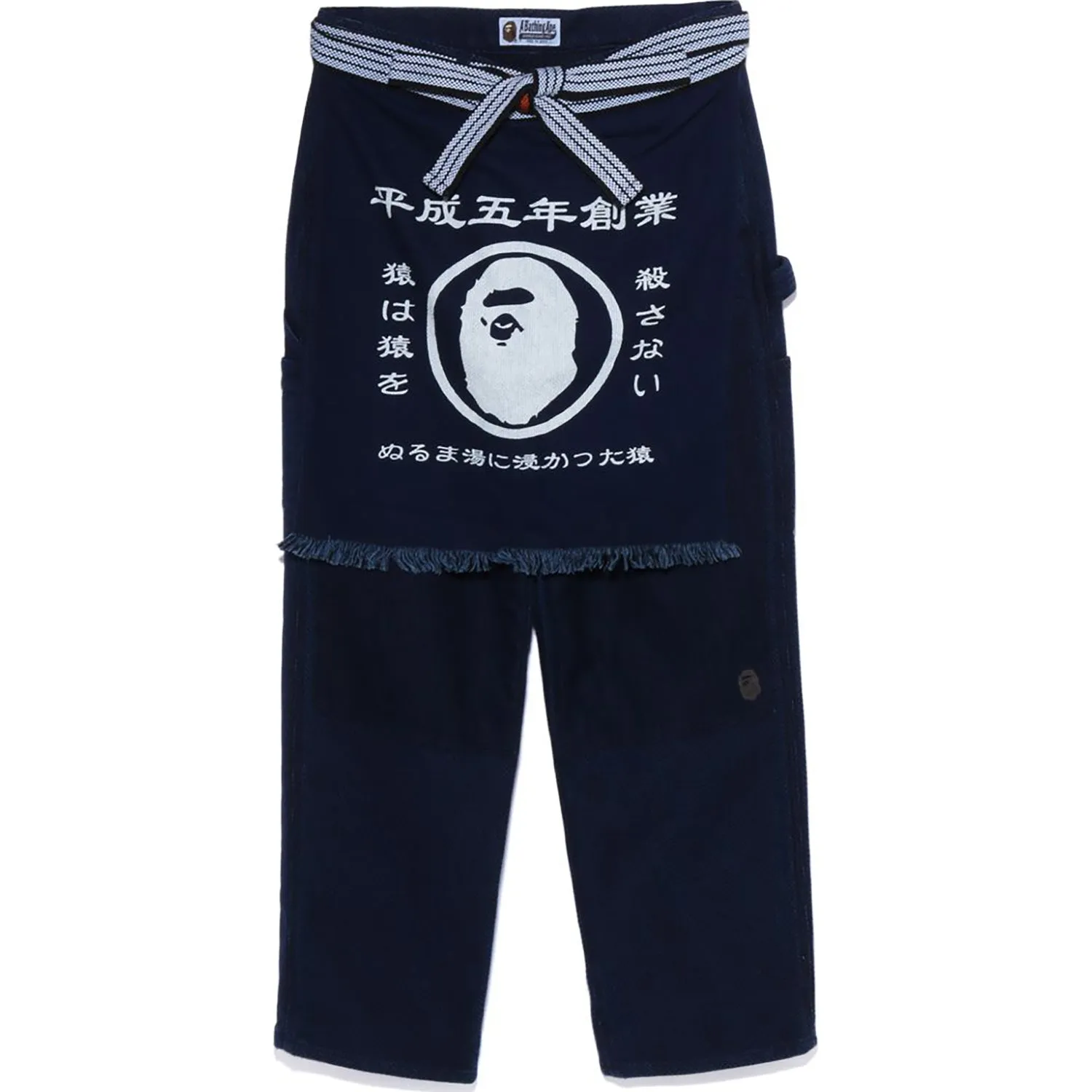 SASHIKO PAINTER APRON PANTS MENS