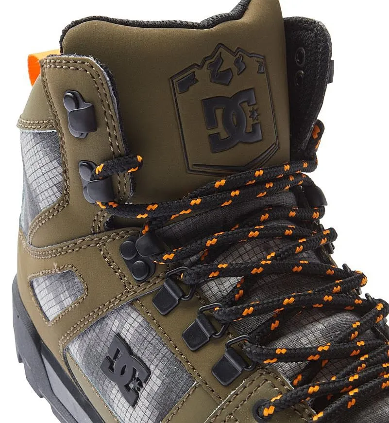 shoes DC Pure High -Top WR Boot - OB2/Olive/Black - men´s