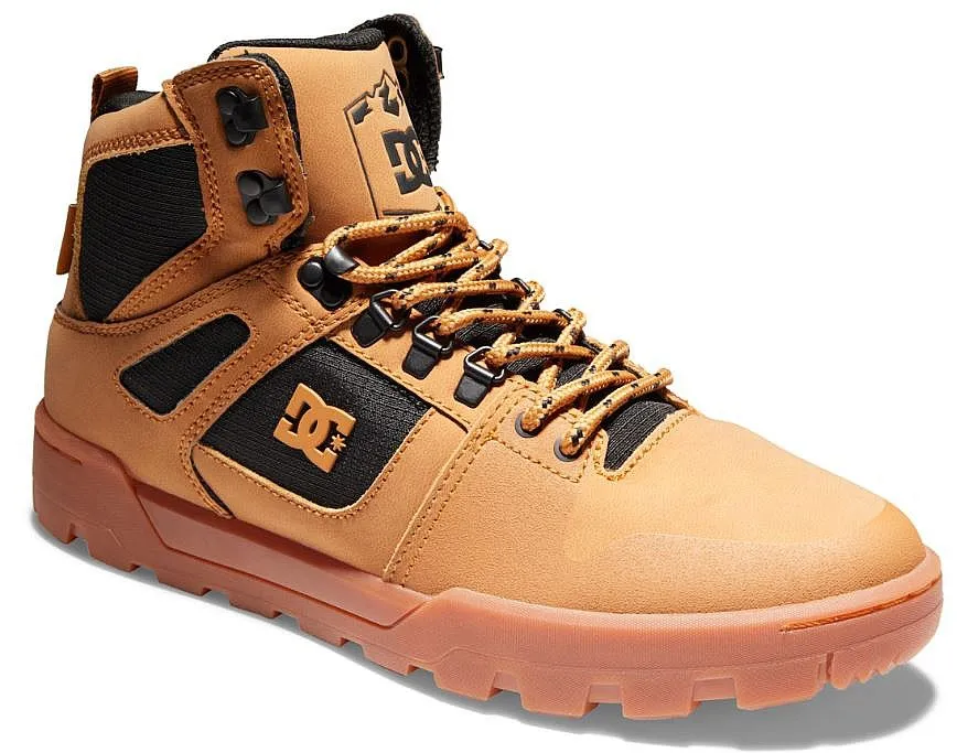 shoes DC Pure High -Top WR Boot - WEA/Wheat/Black - men´s