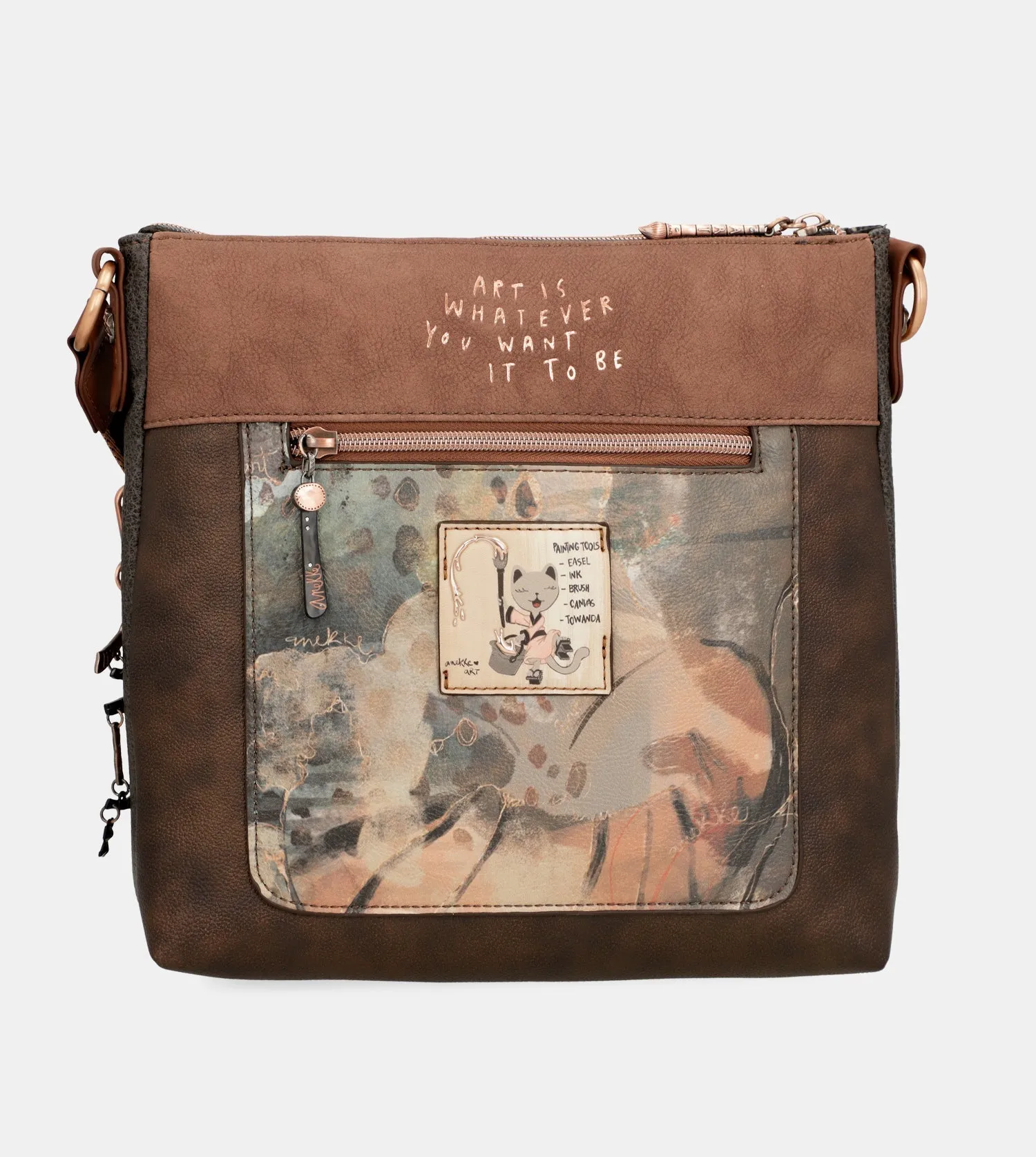 Shōen medium brown shoulder bag