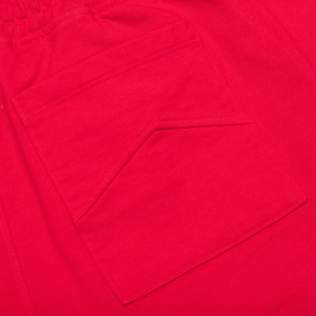 Terry Sweatpant - Cherry Red