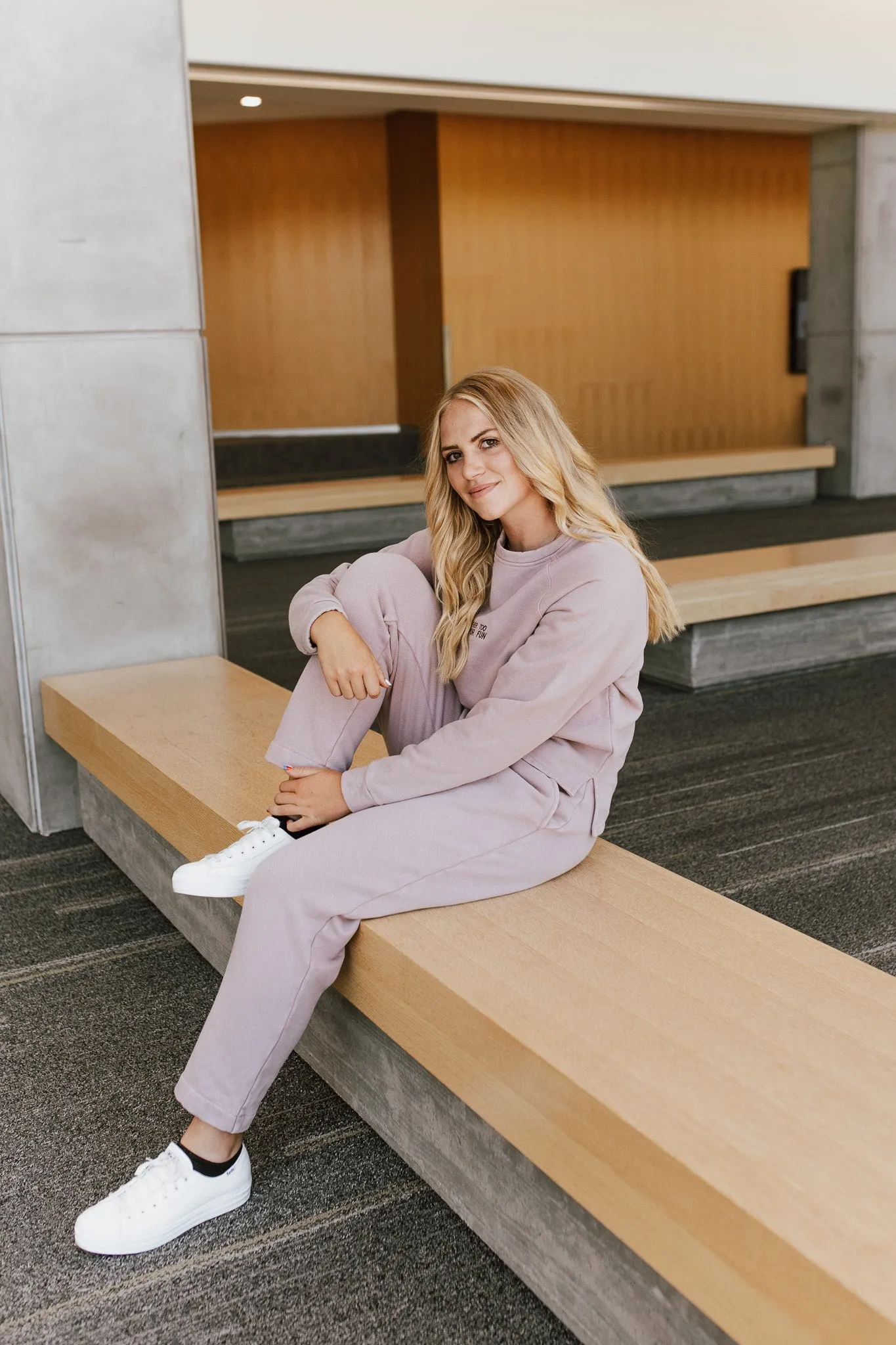 The Hanford Sweatpant in Rose