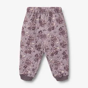 Thermo Pants Alex | Baby - lilac tulips