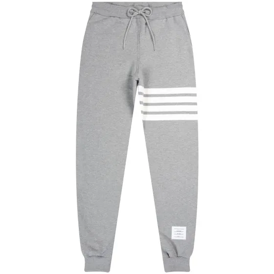 Thom Browne 'COTTON LOOPBACK KNIT' ENGINEERED 4-BAR SWEATPANT LIGHT GREY