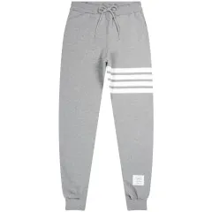 Thom Browne 'COTTON LOOPBACK KNIT' ENGINEERED 4-BAR SWEATPANT LIGHT GREY