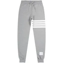 Thom Browne 'COTTON LOOPBACK KNIT' ENGINEERED 4-BAR SWEATPANT LIGHT GREY