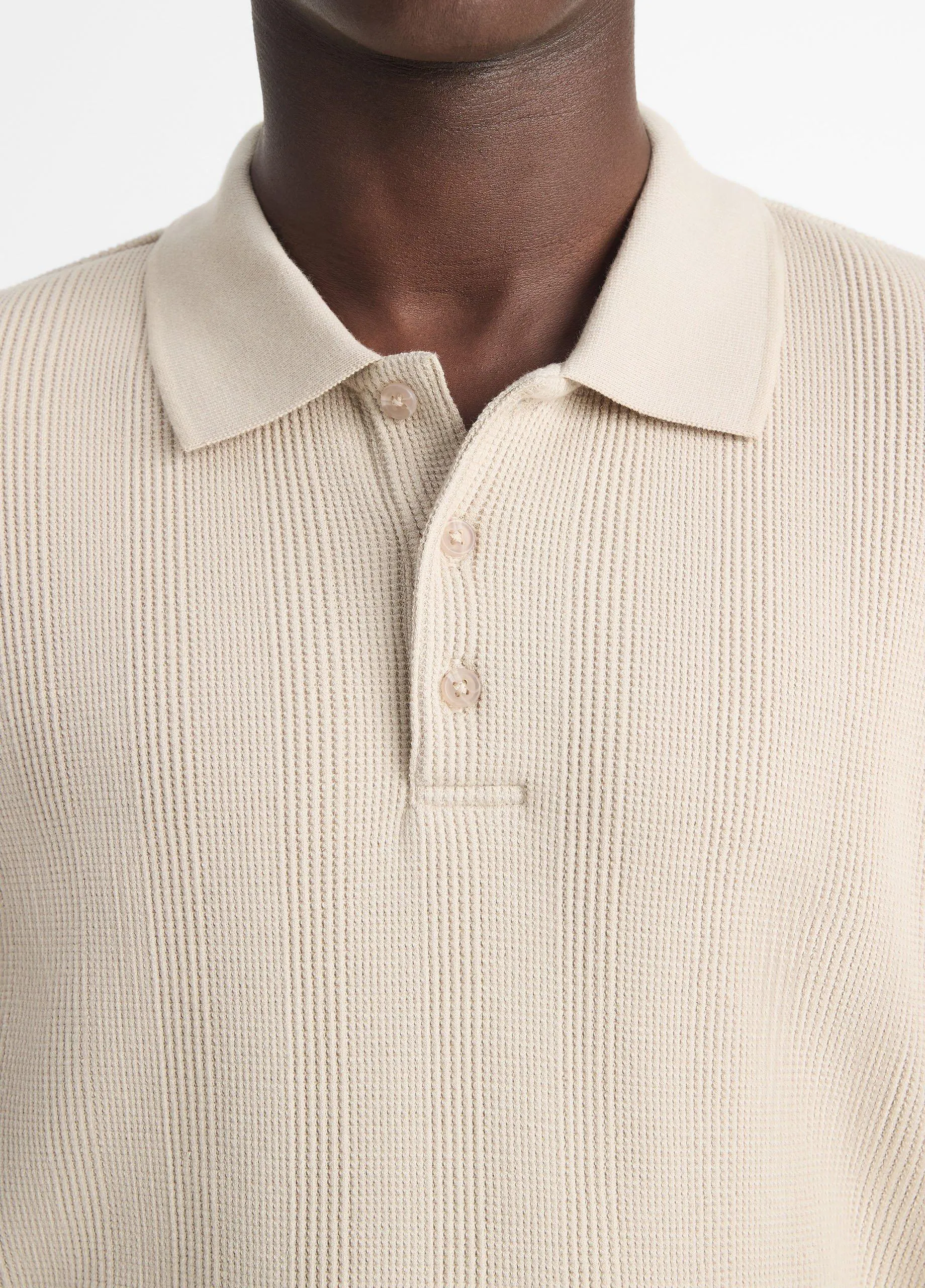 Variegated Pima Cotton Polo Shirt