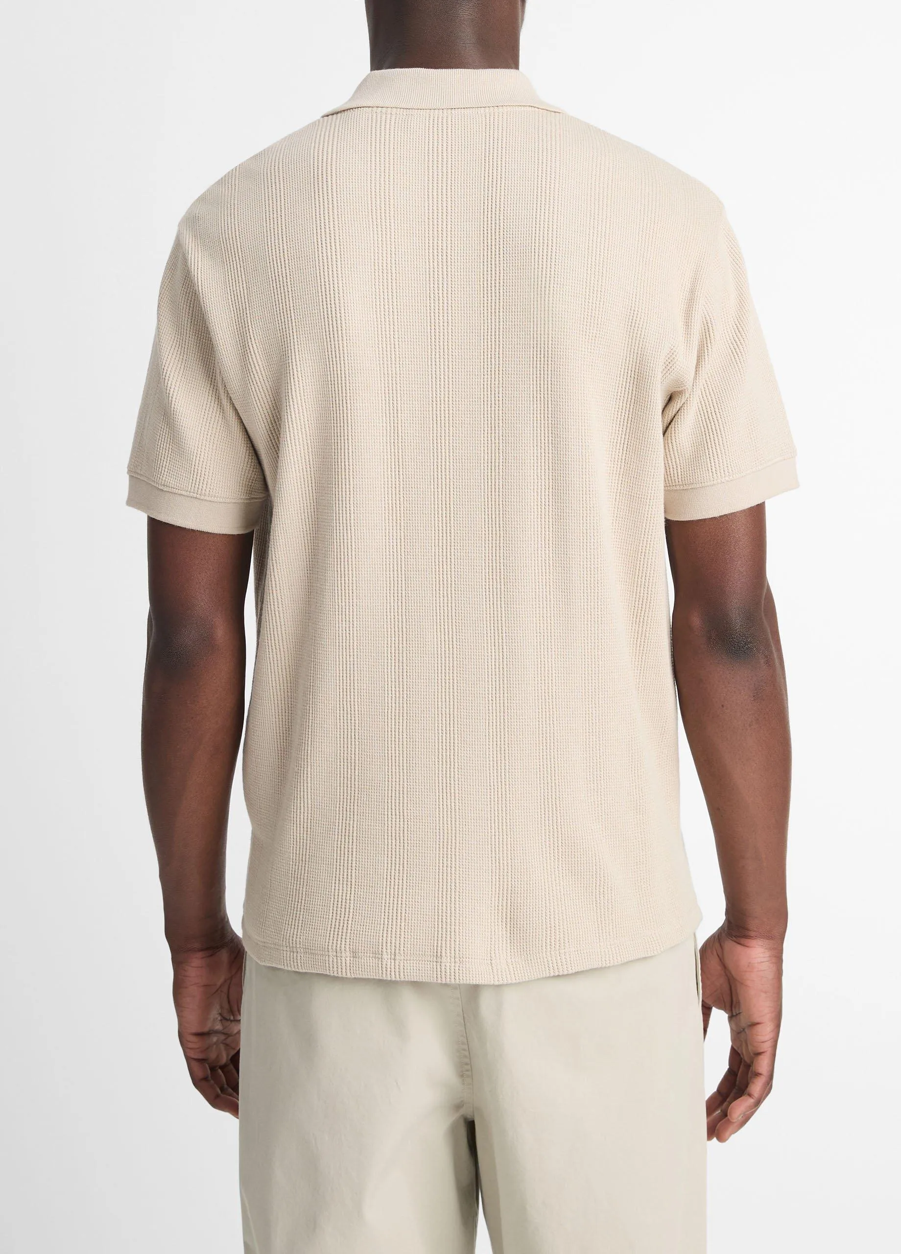 Variegated Pima Cotton Polo Shirt