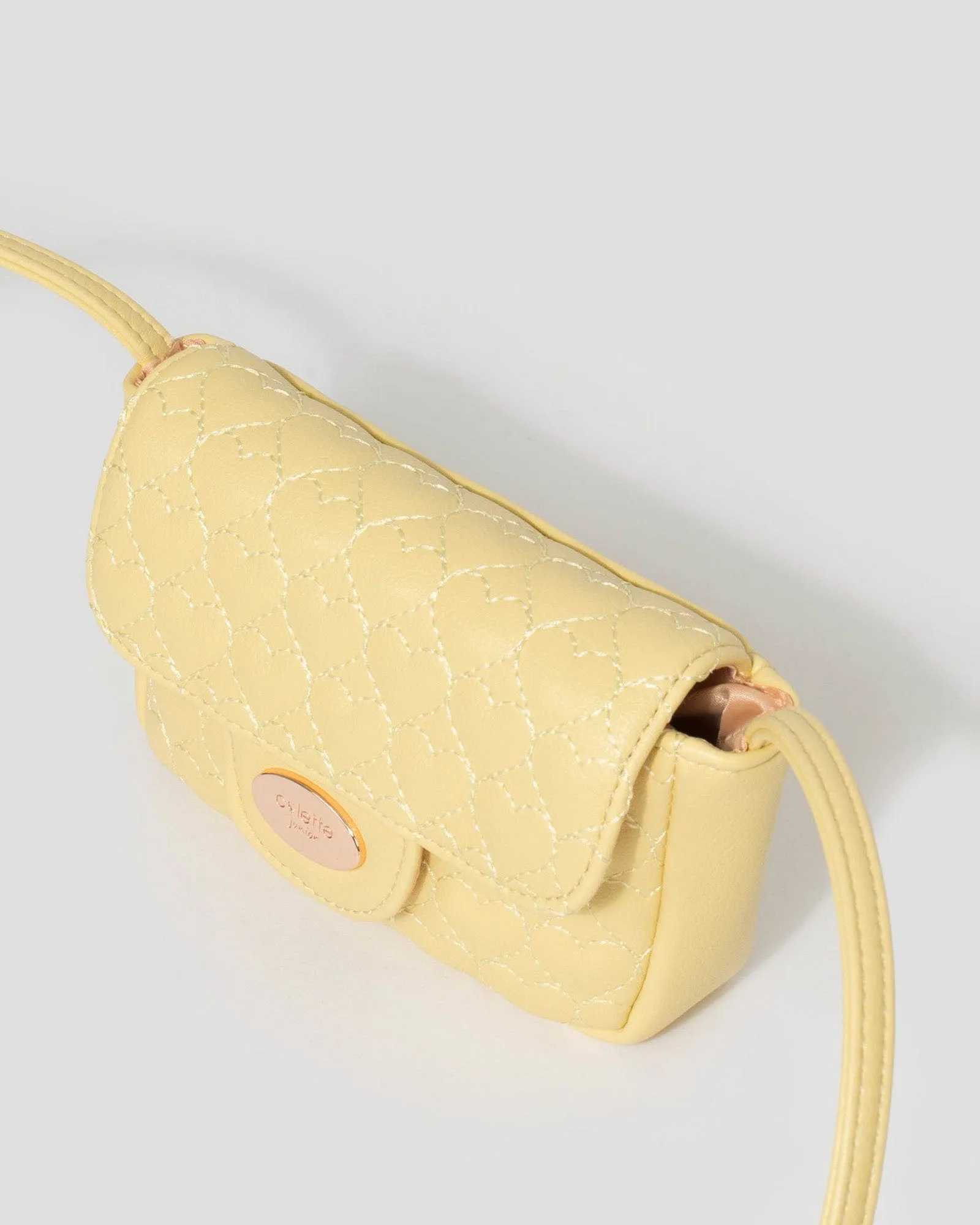 Yellow Alice Quilt Kids Crossbody Bag